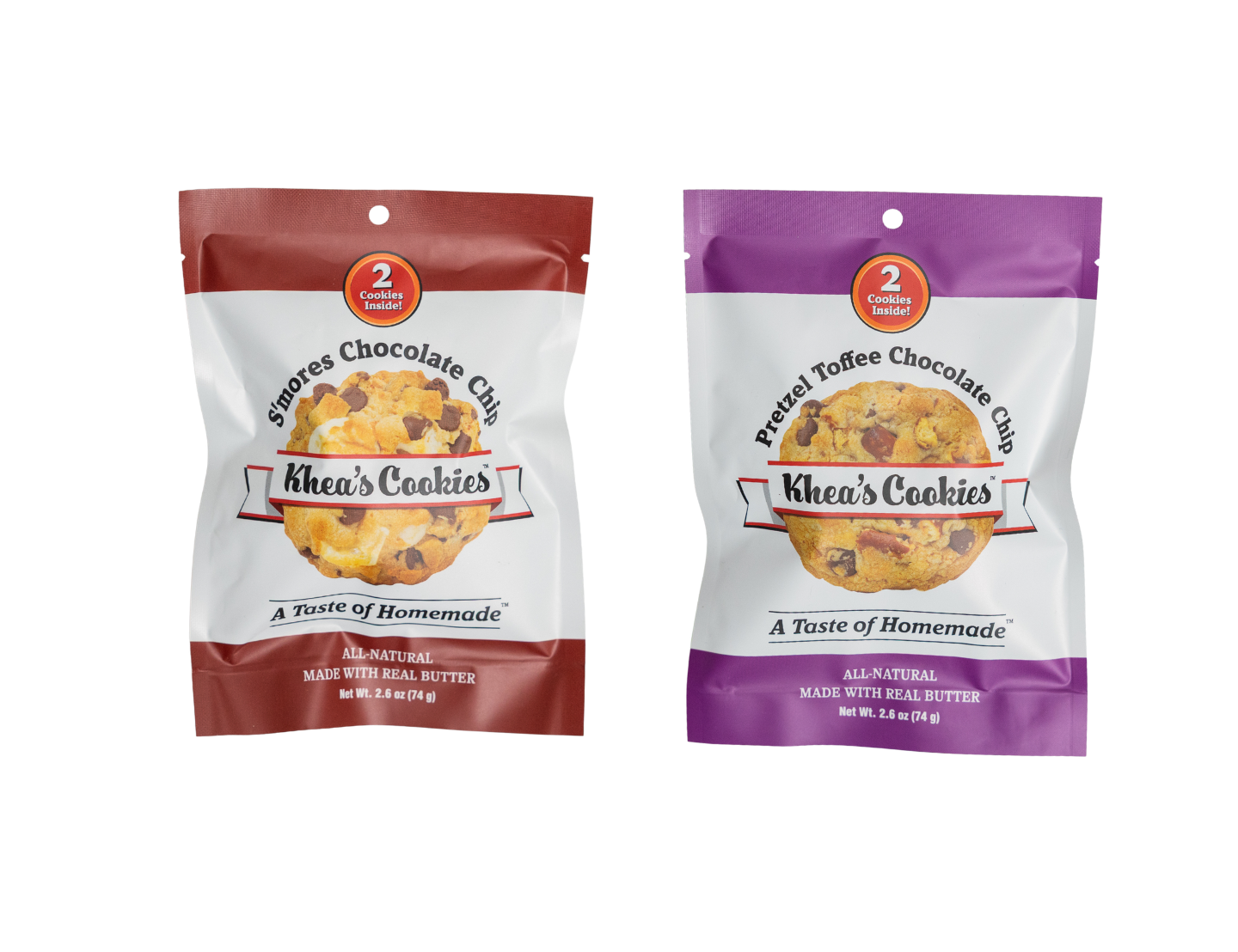 Khea's Cookies - S'mores Chocolate Chip & Pretzel Toffee Chocolate Chip Cookies